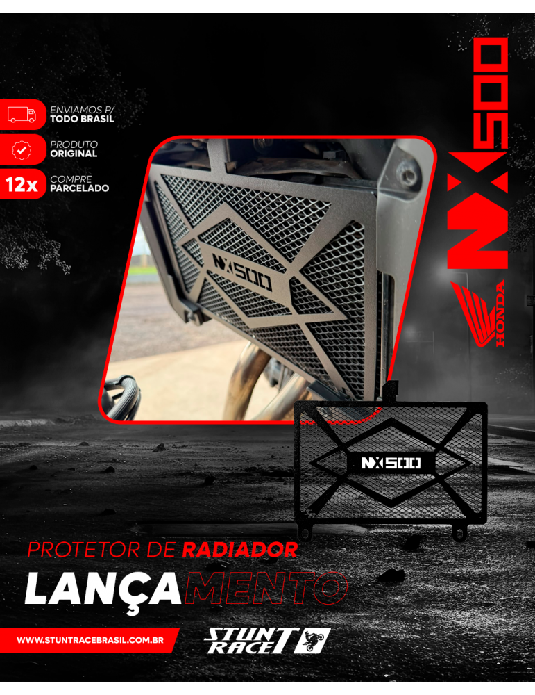 Protetor de Radiador NX 500 2025 